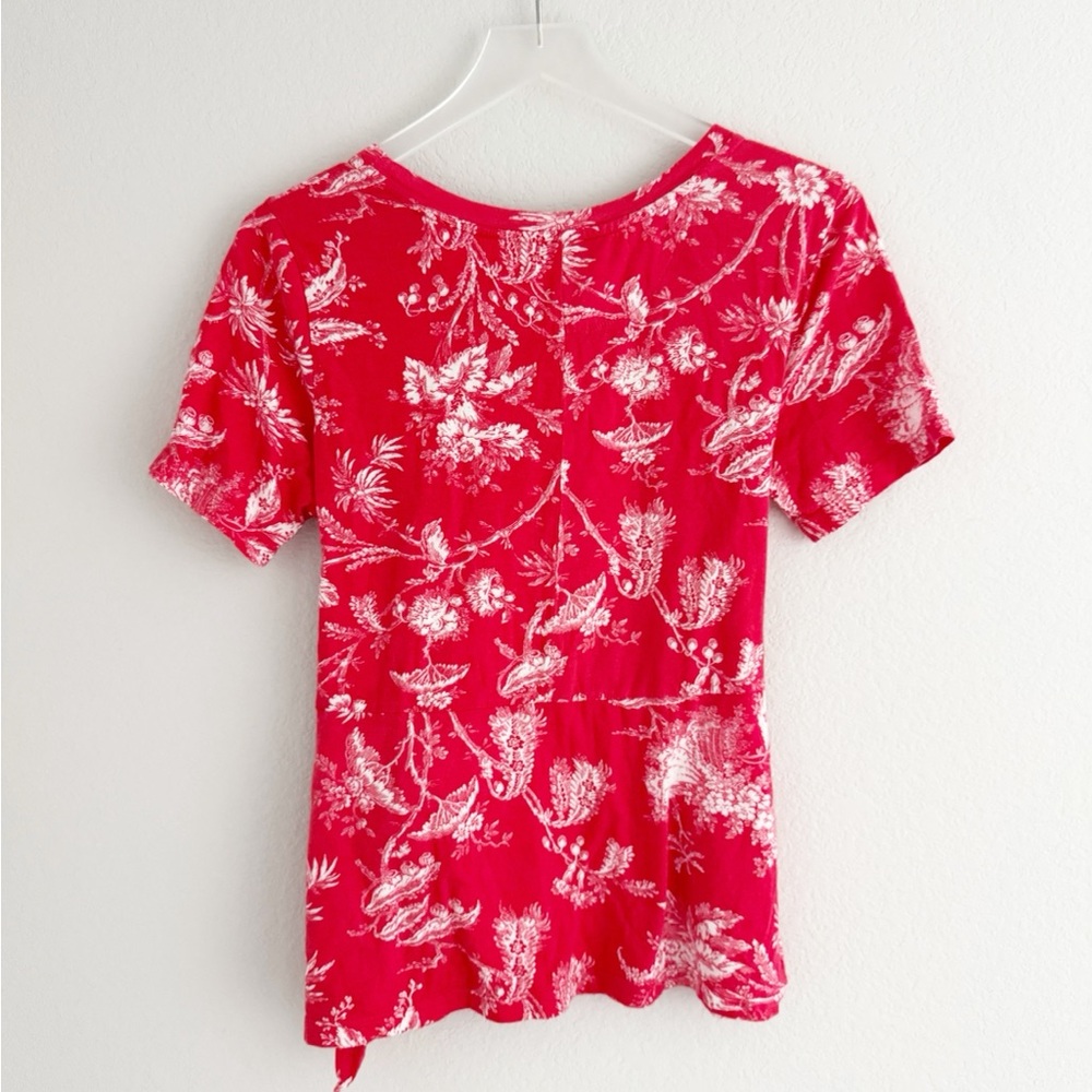 Anthropologie Maeve Sherbrooke Tie-Waist Top Floral Print - Picture 3 of 9